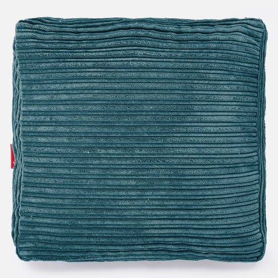 Groot Vloerkussen - Corduroy Teal 03