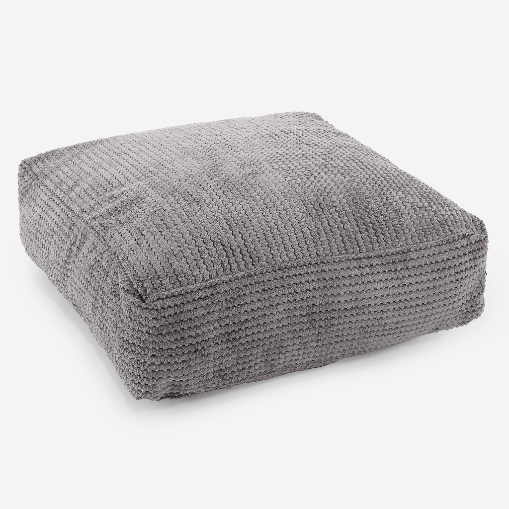 Grote Zitzak Bouclé Stof MINICAMP Grote Vloerkussens Voor Kinderen, Ultrapluizige En Wasbare Kinderzitzakstoel Met Vulling En Bouclé Sherpahoes, 101,6 Cm Breed, Schattig Zitzak Kind