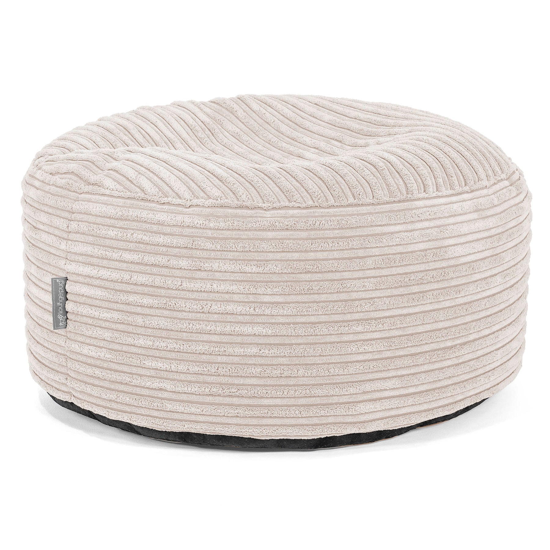 Lounge Pug - Mega-Mammoet Zitzak Bank - Slaapbank Poef - Corduroy Ivoor– Big Bertha Original NL