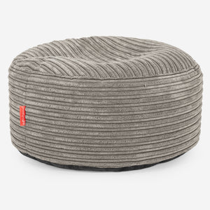 Grote Ronde Voetenbank - Corduroy Mink