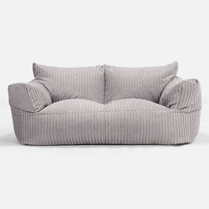 Josephine Zitzak Bank - Corduroy Zilvergrijs