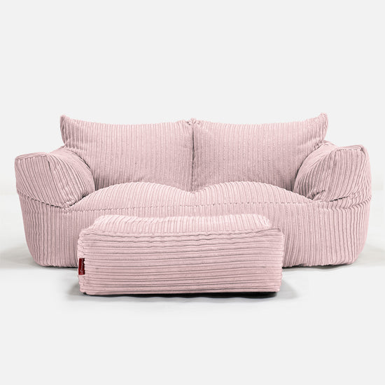 Josephine Zitzak Bank - Corduroy Blozen Roze 02