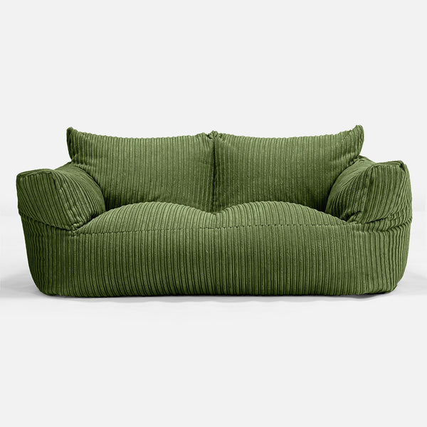 Josephine Zitzak Bank - Corduroy Bosgroen 01