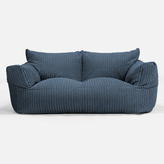 Josephine Zitzak Bank - Corduroy Marineblauw 01