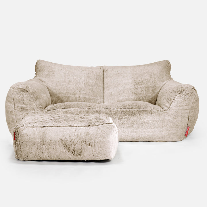 Lounge Pug Kinder Klassieke Pluizige Imitatiebont Zitzak Stoel, Nepkonijnenbont Goudbruin, Zitzak voor Kinderkamer Speelkamer, Gaming Stoel Beanbag Lounge Pug Kinder Klassieke Pluizige Imitatiebont Zitzak Stoel, Nepkonijnenbont Goudbruin, Zitzak voor Kinderkamer Speelkamer, Gaming Stoel Beanbag