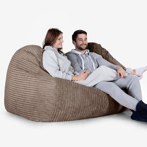 Lounge Pug Kubus Voetenbank Pouf Corduroy Petrol- Big Bertha Original NL Lounge Pug Kubus Voetenbank Pouf Corduroy Petrol- Big Bertha Original NL