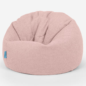 Kinder Klassieke Zitzak Stoel 1-5 jaar oud - Boucle Roze