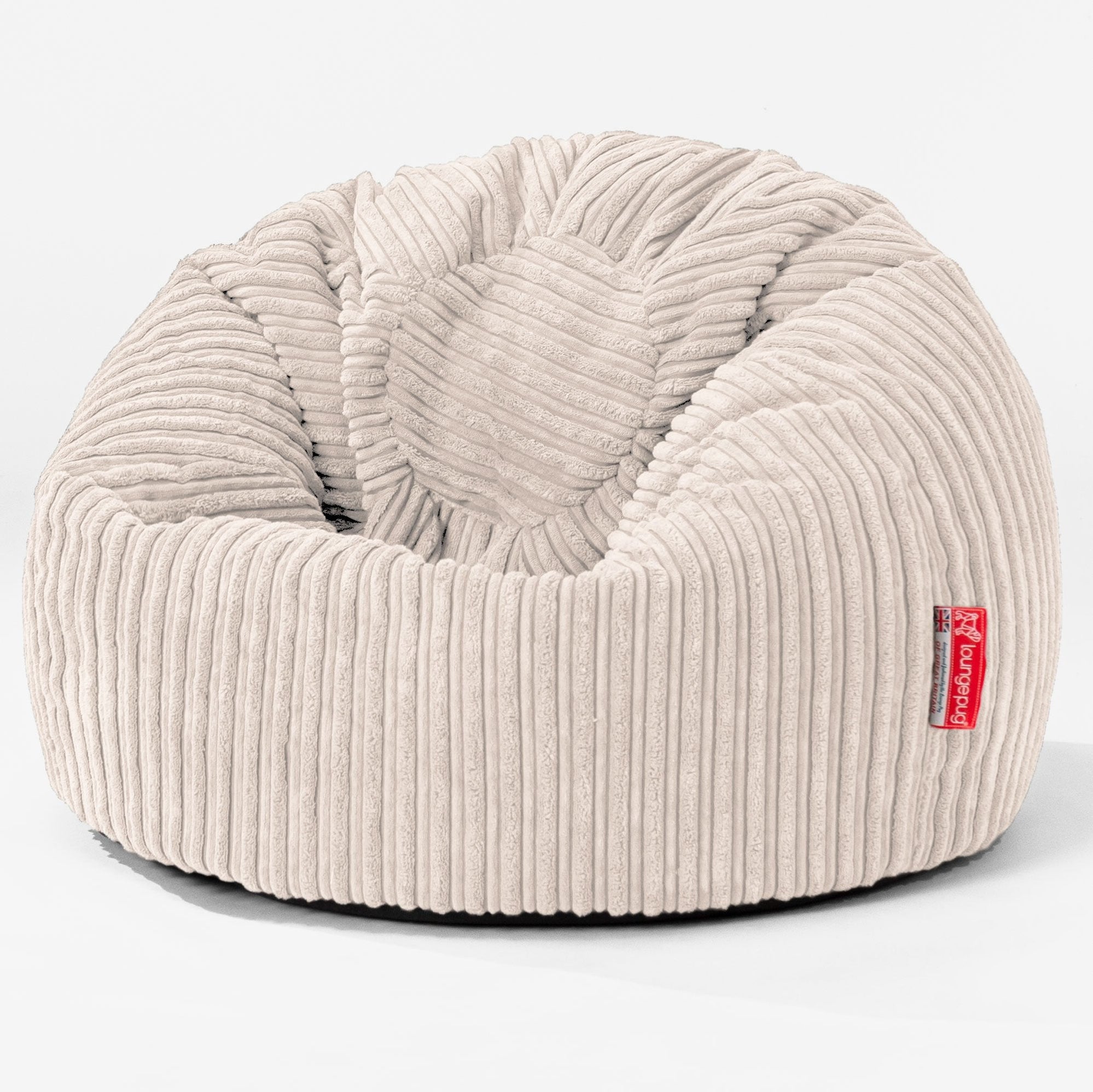 Lounge Pug Noah Vloer Zitzakstoel Corduroy Ivoor- Big Bertha Original NL Lounge Pug Noah Vloer Zitzakstoel Corduroy Ivoor- Big Bertha Original NL