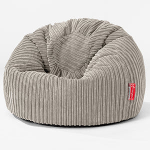 Kinder Klassieke Zitzak Stoel 1-5 jaar oud - Corduroy Mink