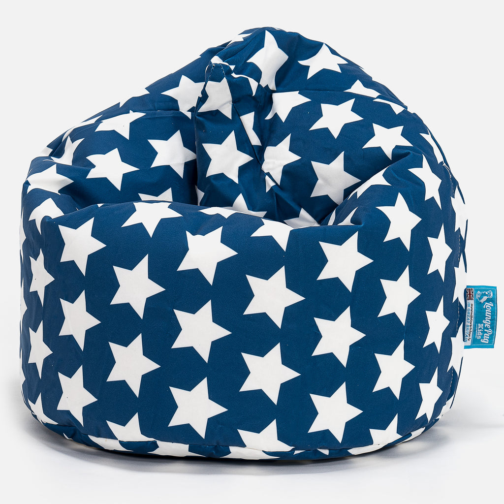 Kinder Zitzak - Afdruk Blauw Ster 01