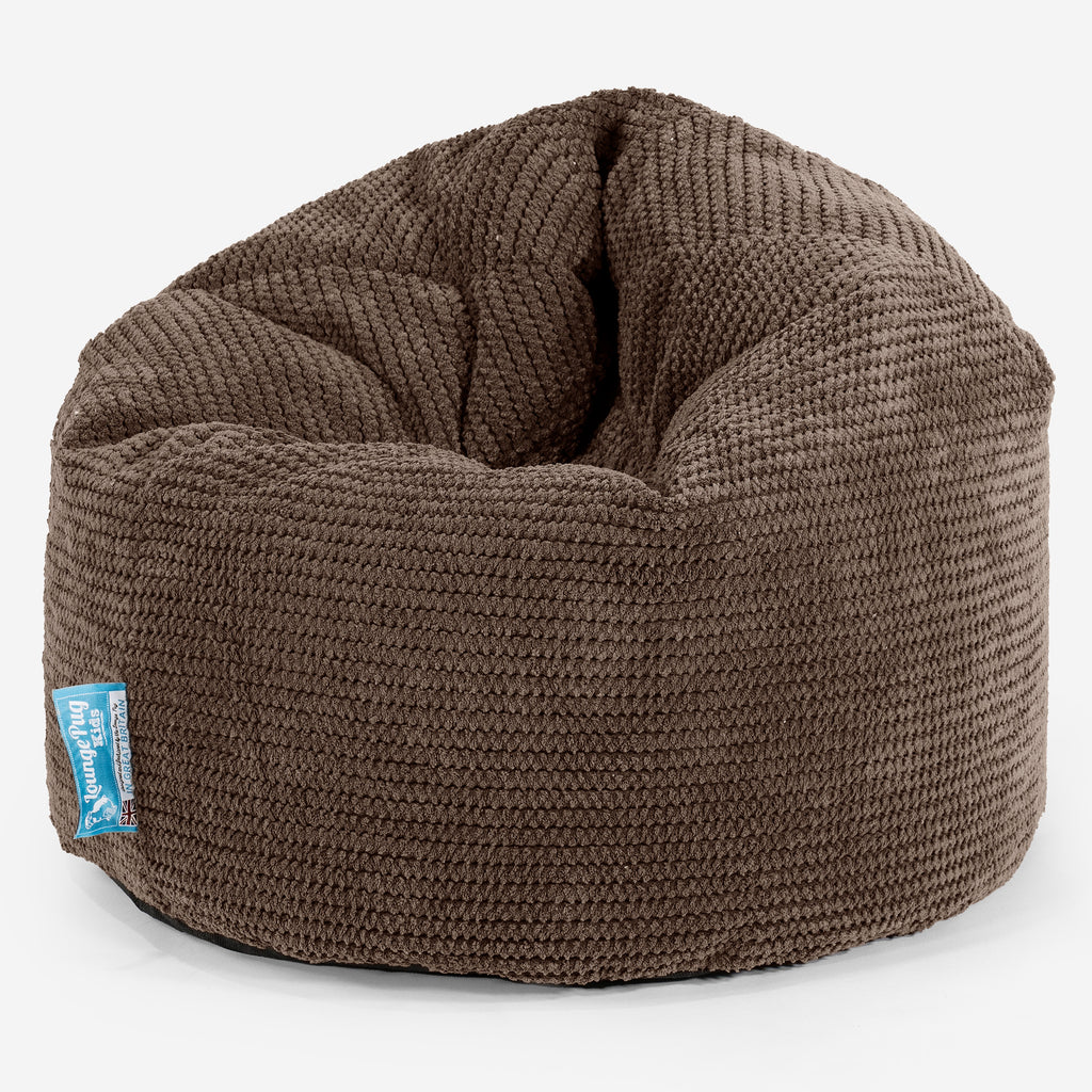 Kinder Zitzak 2-6 jaar oud - Pompom Chocolade 01