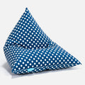 Afdruk Blauw Polka Dot