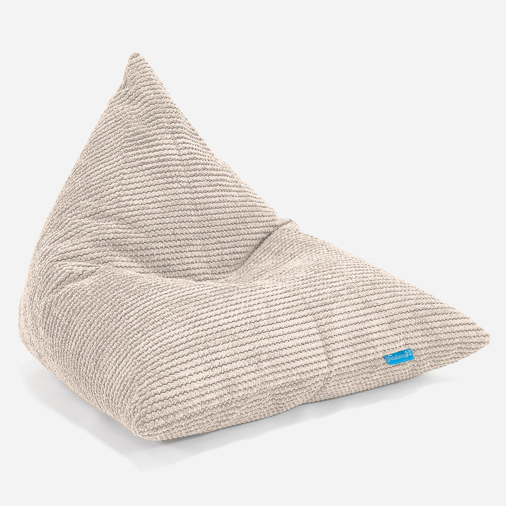Kinder Zitzak Stoel - Pompom Crème 01