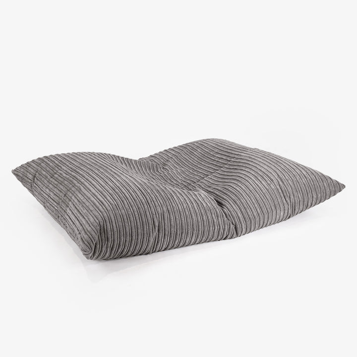 Kinder Zitzak Vloerkussen L 2-14 jaar oud - Corduroy Graphite Grijs 03