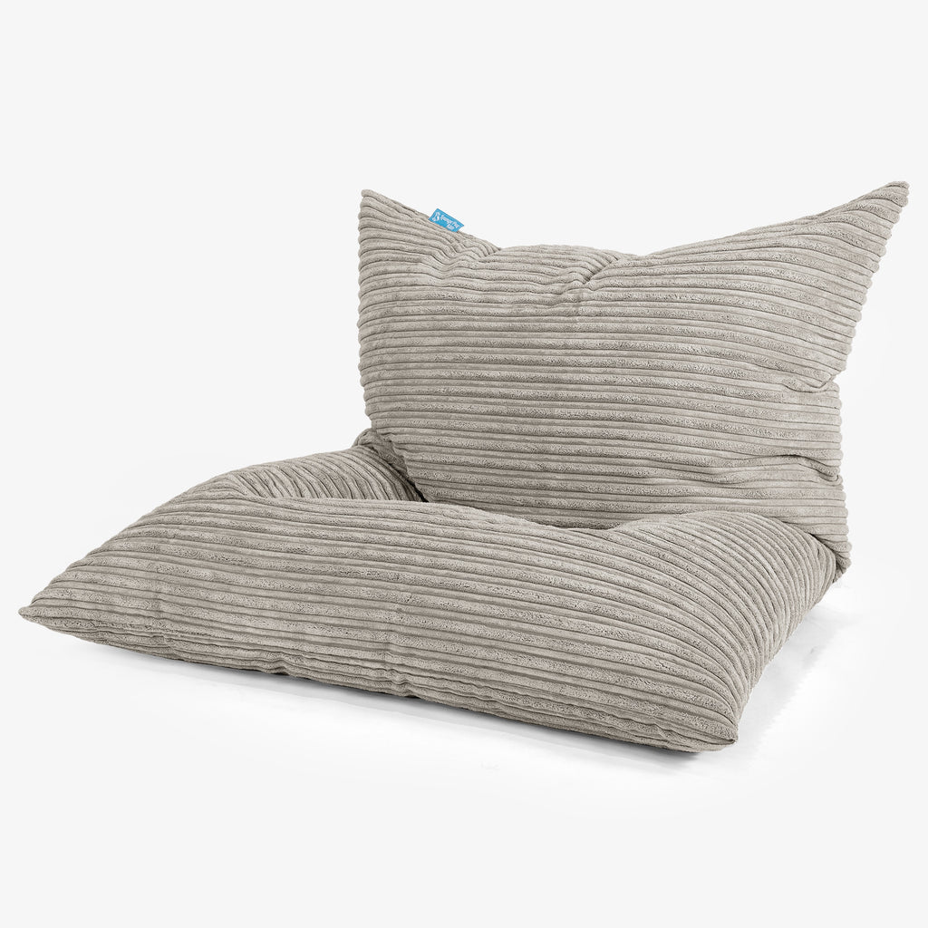 Kinder Zitzak Vloerkussen L 2-14 jaar oud - Corduroy Mink 01