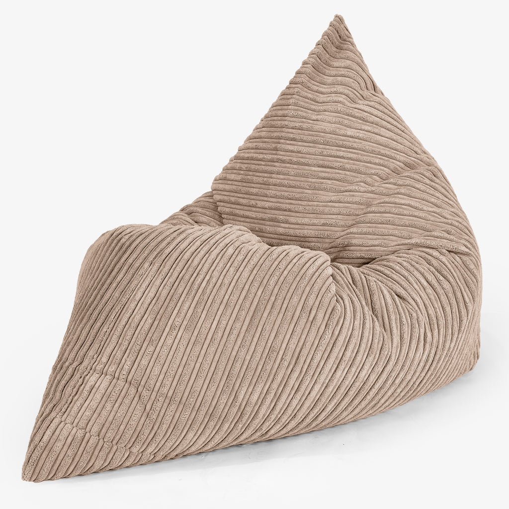 Kinder Zitzak Vloerkussen L 2-14 jaar oud - Corduroy Zand 02