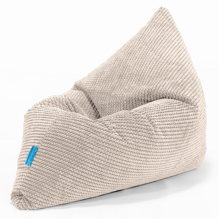 Kinder Zitzak Vloerkussen - Pompom Crème 03