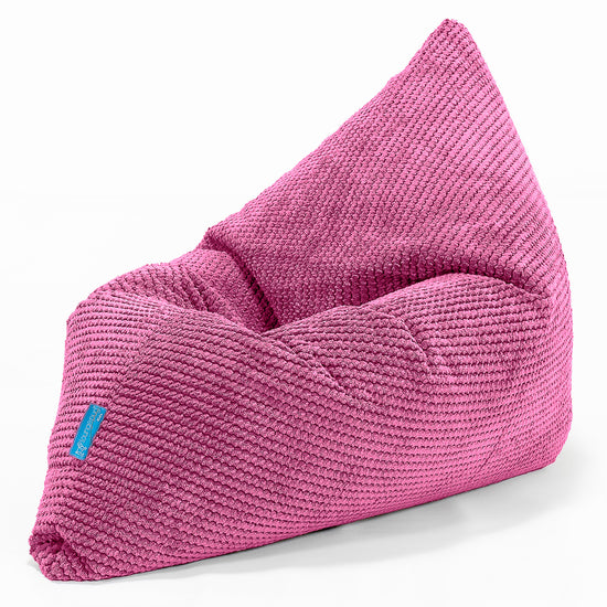 Kinder Zitzak Vloerkussen - Pompom Roze 03