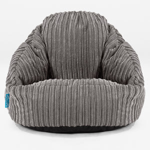 Kinderzitzak Bubble 1-3 jaar oud - Corduroy Graphite Grijs