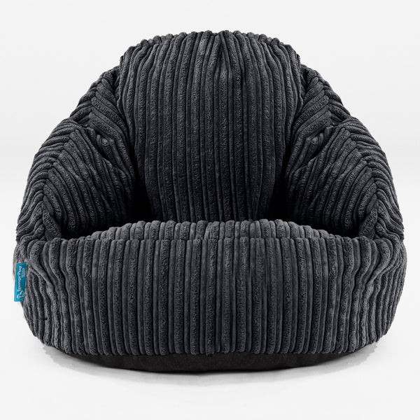 Kinderzitzak Bubble - Corduroy Zwart 01