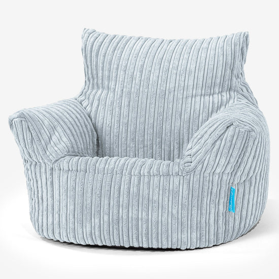 Kleuterfauteuil Zitzak 1-3 jaar oud - Corduroy Baby Blauw 01