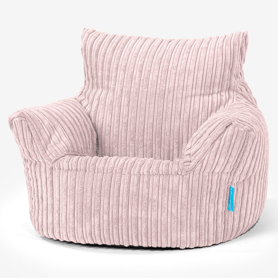 Kleuterfauteuil Zitzak 1-3 jaar oud - Corduroy Blozen Roze 01