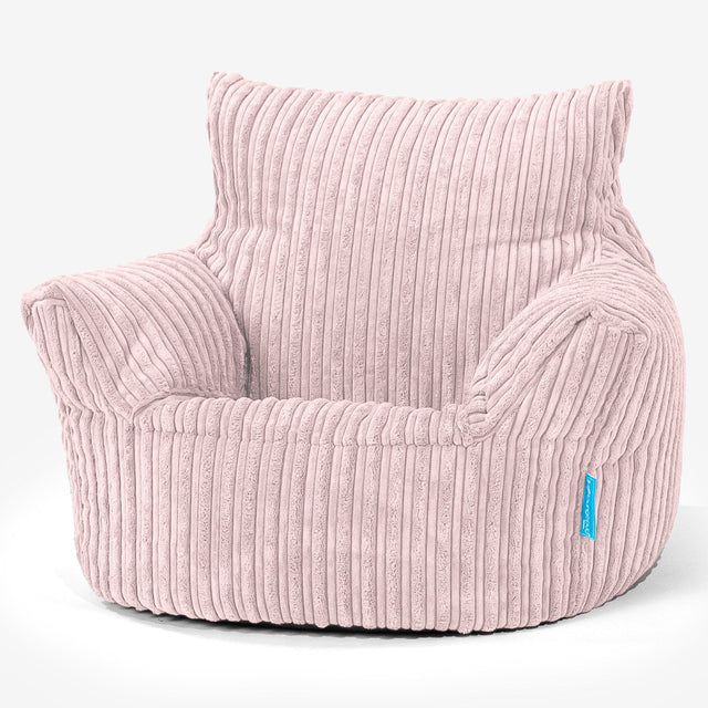 Kleuterfauteuil Zitzak 1-3 jaar oud - Corduroy Blozen Roze 01