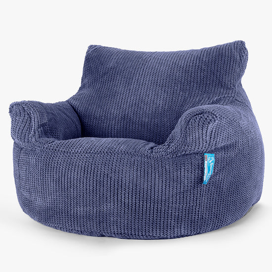 Kinderfauteuil Zitzak 3-8 jaar oud - Pompom Paars 01