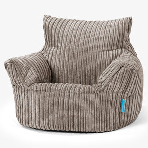 Kleuterfauteuil Zitzak 1-3 jaar oud - Corduroy Beigegrijs