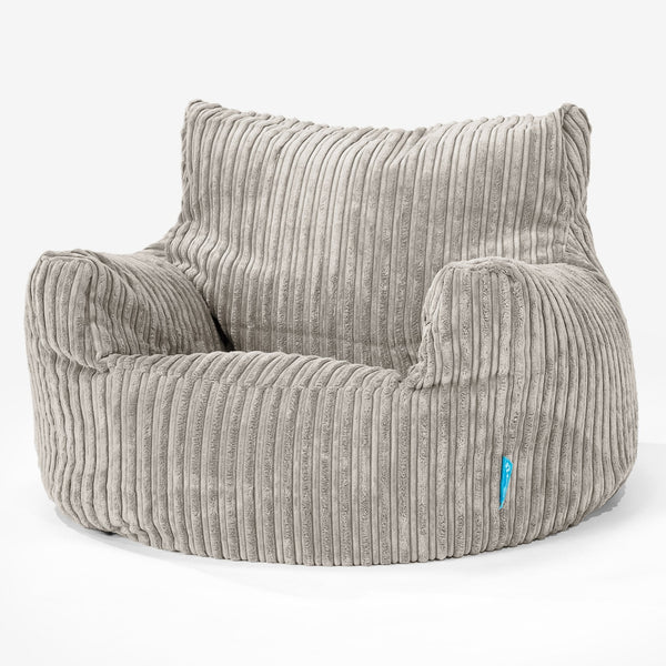 Kinderfauteuil Zitzak 3-8 jaar oud - Corduroy Mink 01