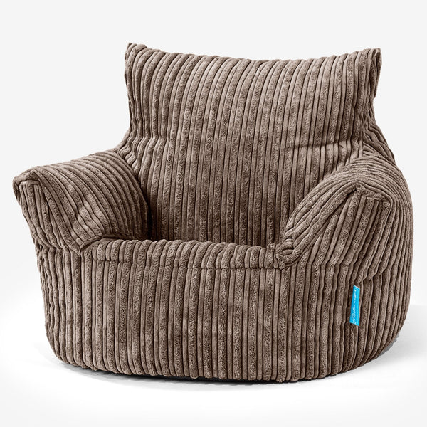 Kleuterfauteuil Zitzak 1-3 jaar oud - Corduroy Mocha Bruin 01