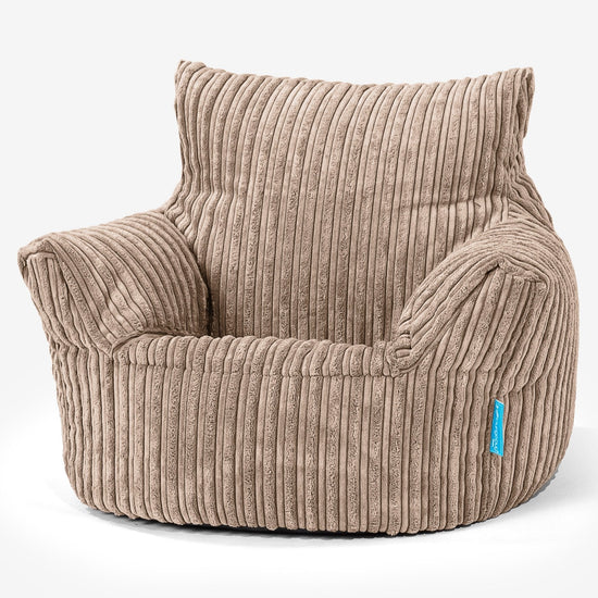 Kleuterfauteuil Zitzak 1-3 jaar oud - Corduroy Zand 01