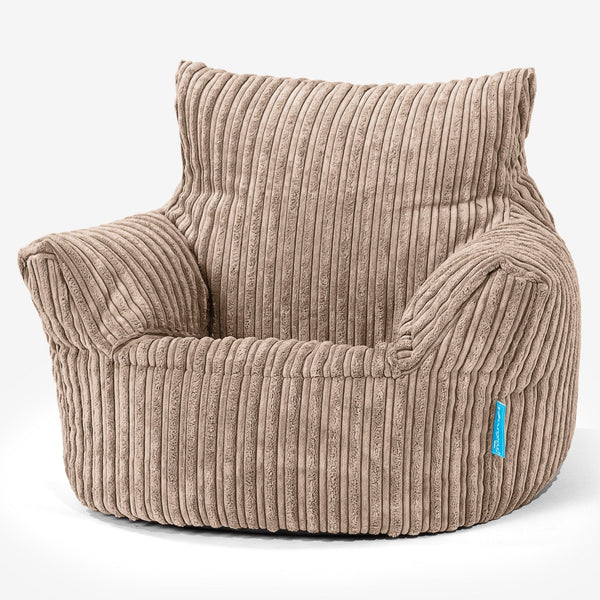 Kleuterfauteuil Zitzak 1-3 jaar oud - Corduroy Zand 01