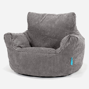 Kleuterfauteuil Zitzak 1-3 jaar oud - Pompom Antraciet