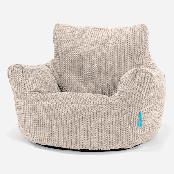 Kleuterfauteuil Zitzak 1-3 jaar oud - Pompom Crème 01