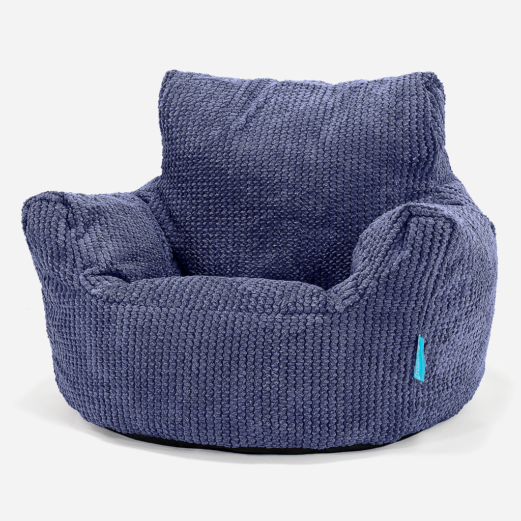 Kleuterfauteuil Zitzak 1-3 jaar oud - Pompom Paars 01