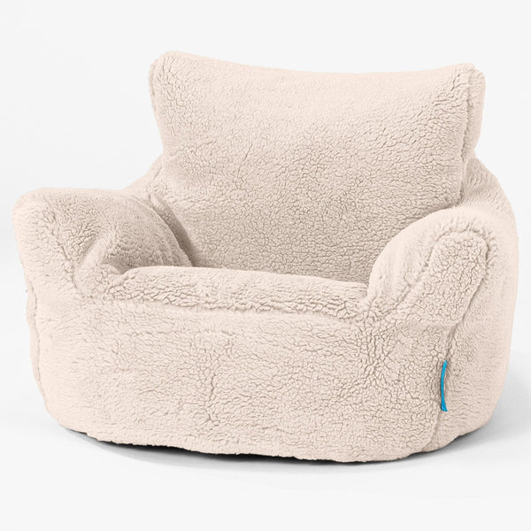 Kleuterfauteuil Zitzak 1-3 jaar oud - Nepteddybont Crème 01