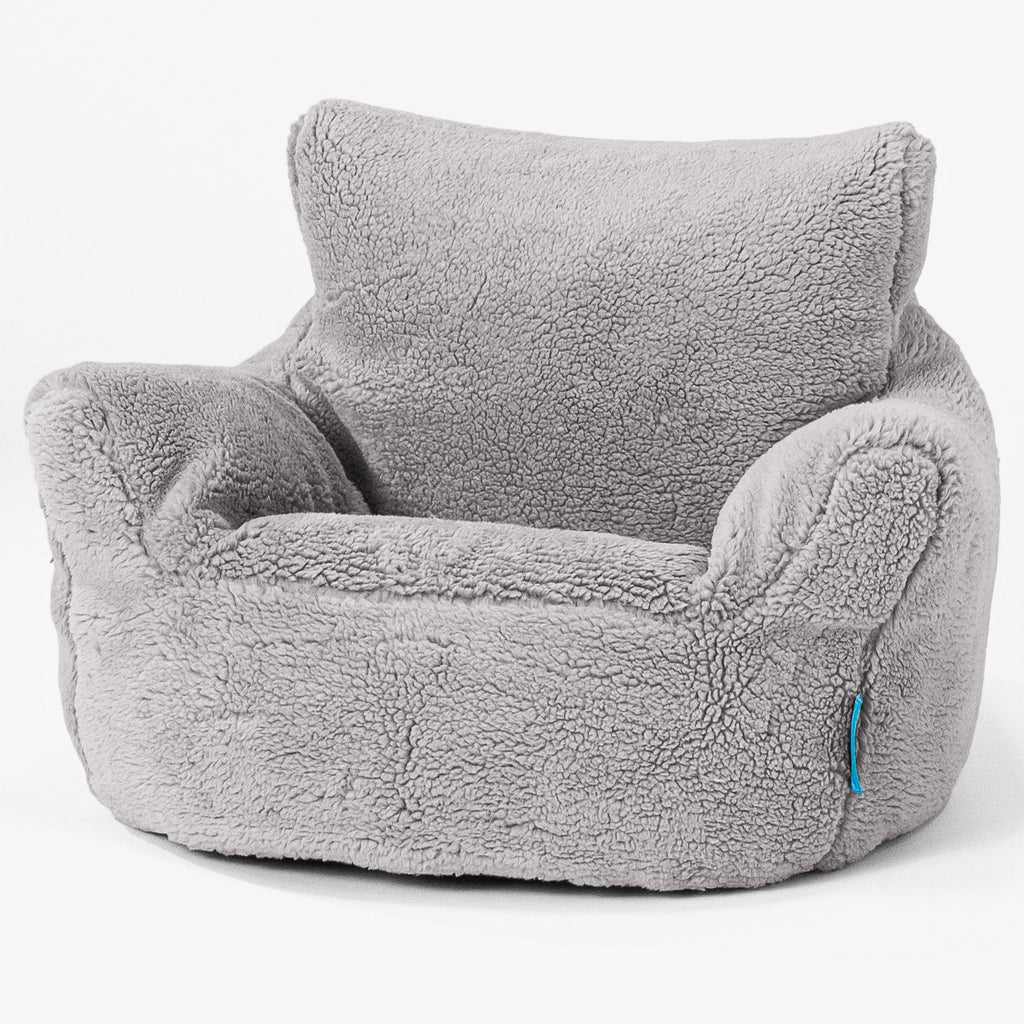 Kleuterfauteuil Zitzak 1-3 jaar oud - Nepteddybont Middengrijs 01