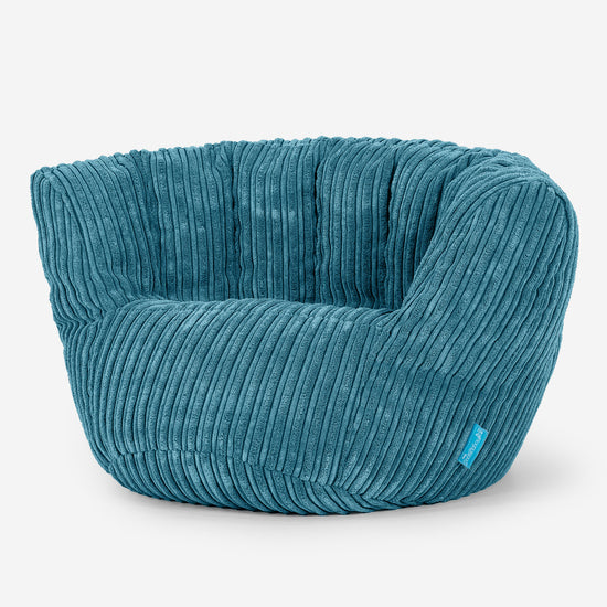 Kinderzitzak Charles Vintish 2-6 jaar oud - Corduroy Petrol 02