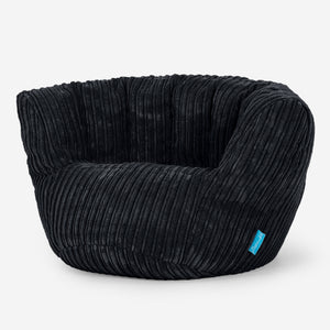 Kinderzitzak Charles Vintish 2-6 jaar oud - Corduroy Zwart