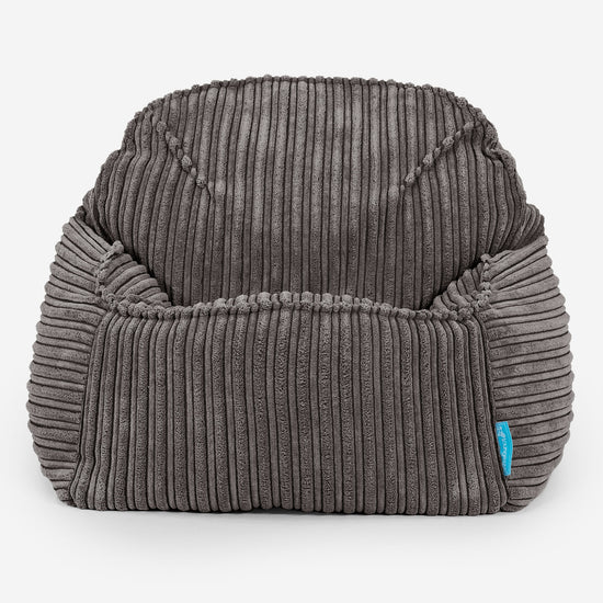 Kinderzitzak Sloucher 2-6 jaar oud - Corduroy Graphite Grijs 02