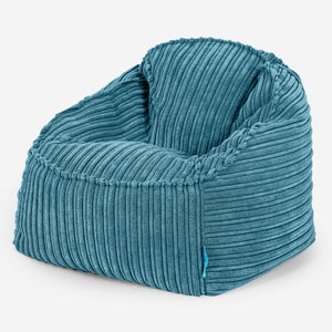 Kinderzitzak Sloucher 2-6 jaar oud - Corduroy Petrol