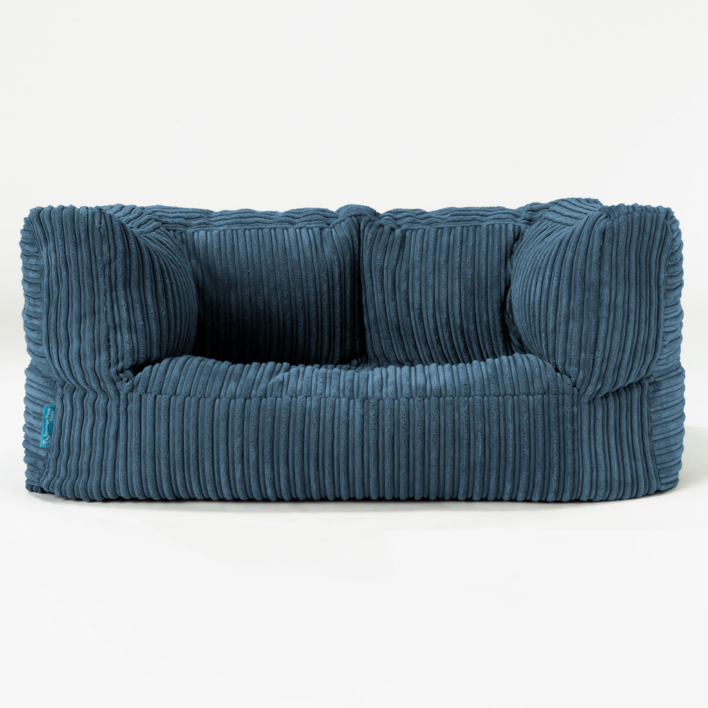 Albert Kinderzitzakbank - Corduroy Marineblauw 01