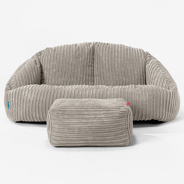 Kinderzitzakbank Bubble - Corduroy Mink 01
