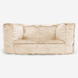 Albert Kinderzitzakbank 2-6 jaar oud - Nepkonijnenbont Wit