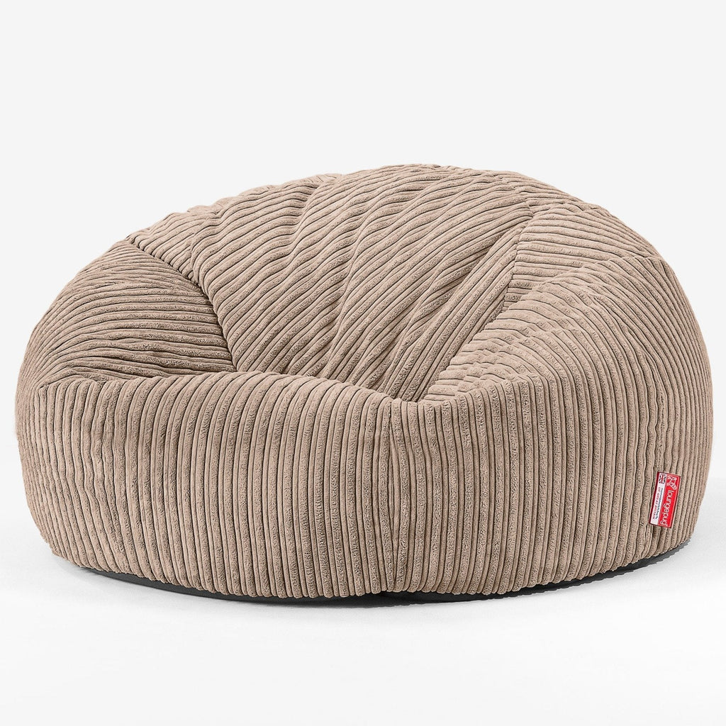 Klassieke Zitzak Stoel Bank - Corduroy Zand 01