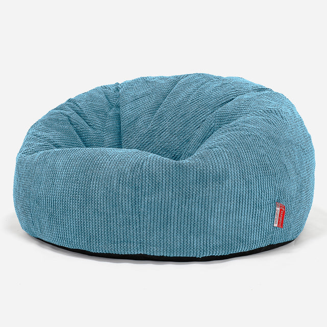 Klassieke Zitzak Stoel Bank - Pompom Petrol 01
