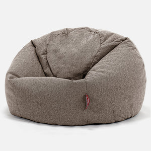 CloudSac 200 Kinderen Zitzak met Vezel-latex Vlokvulling 2-12 jaar oud - Interalli Wol Biscuit