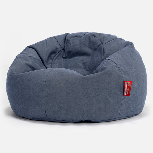 Klassieke Zitzak Stoel - Stonewashed Marineblauw 01