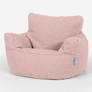Kleuterfauteuil Zitzak 1-3 jaar oud - Boucle Roze